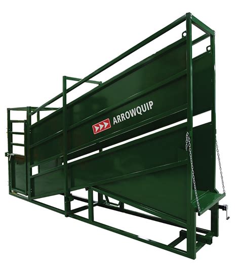 cattle loading chute dimensions|Stationary & Portable Cattle Loading Chute